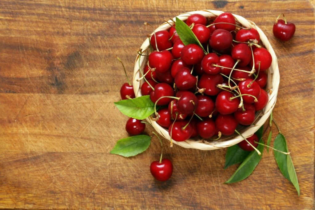 Cherries for cherry juice