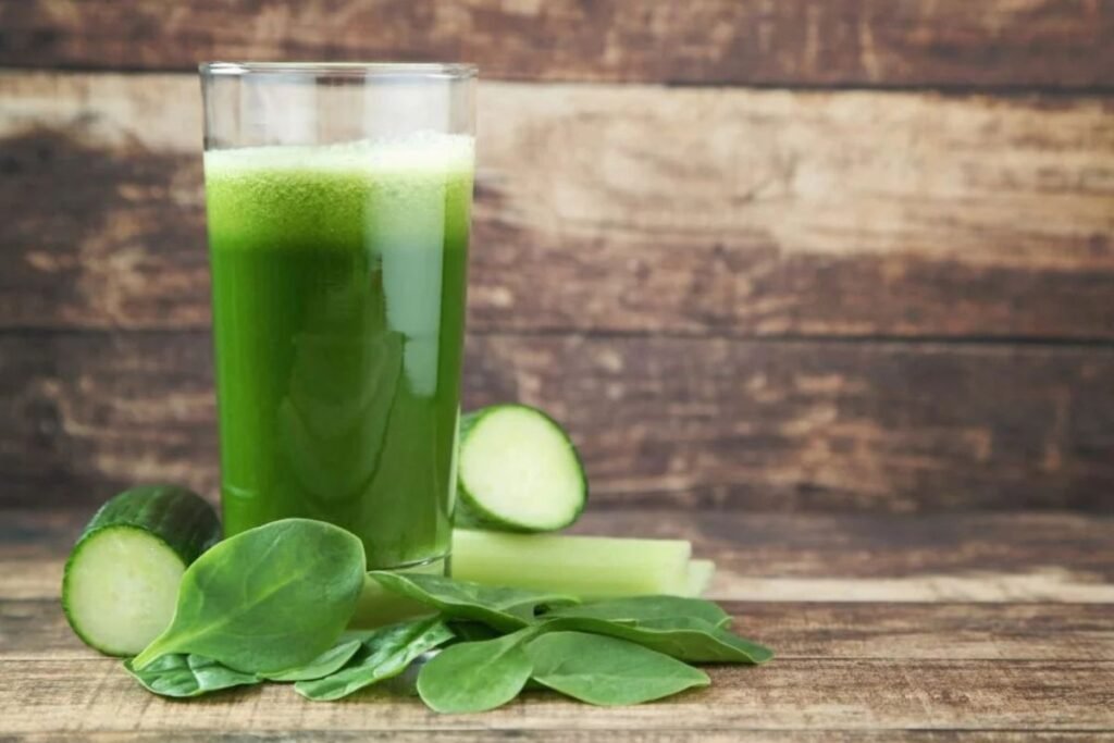 Pairing Spinach juice with other vegetables