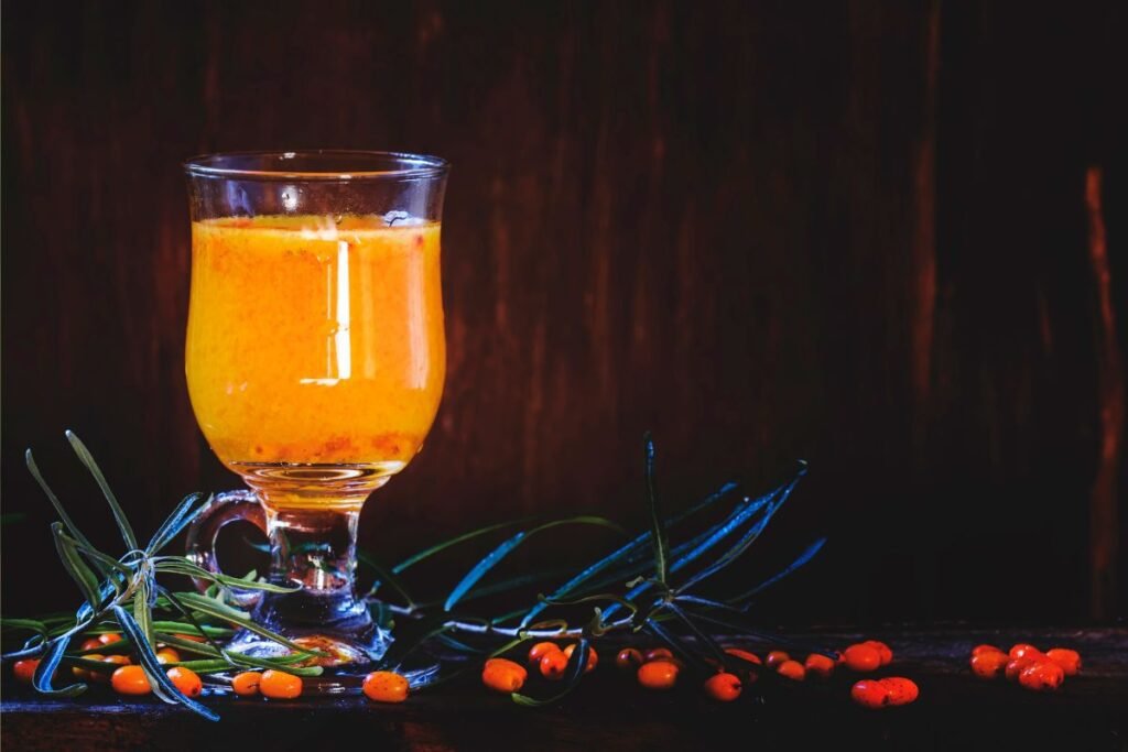 Sea buckthorn juice preparation