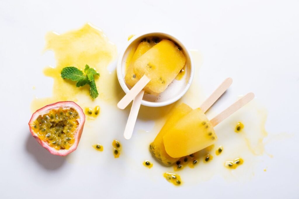 Passion fruit juice in culinary